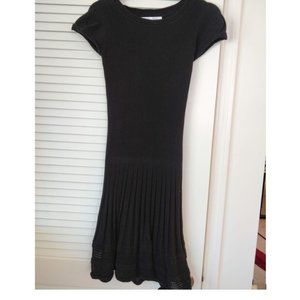 Max Studio Cotton/Rayon Knit dress- Size S- Black